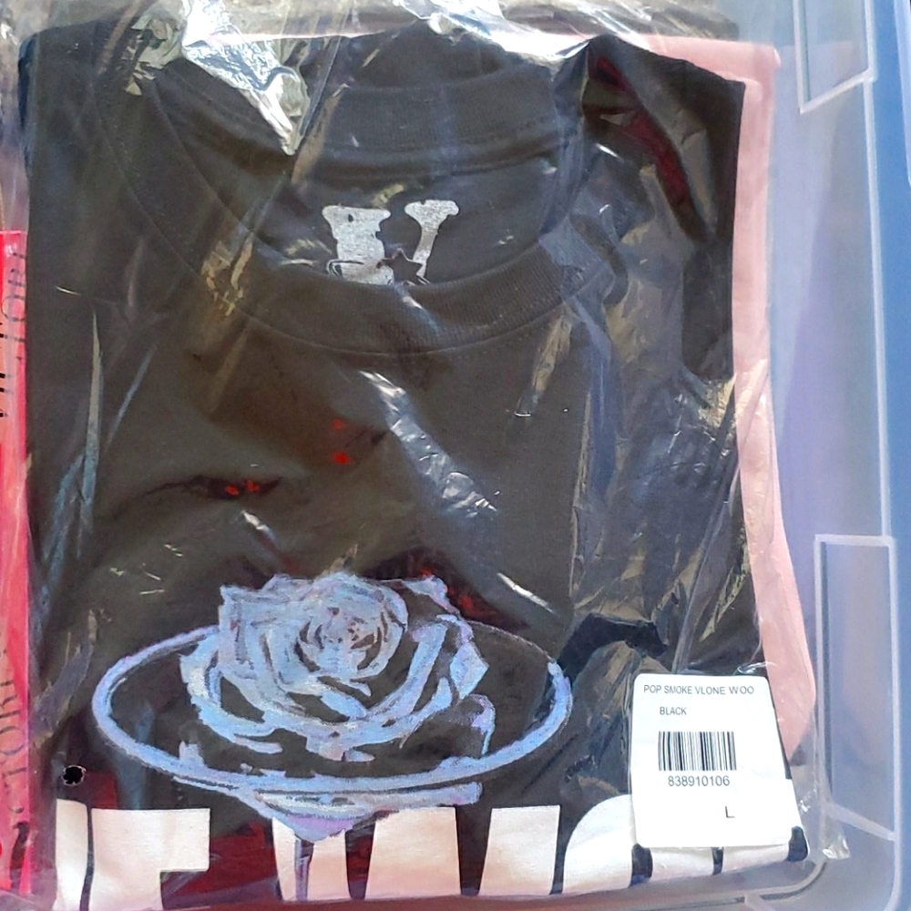 Pop Smoke x Vlone Woo shirt "L"